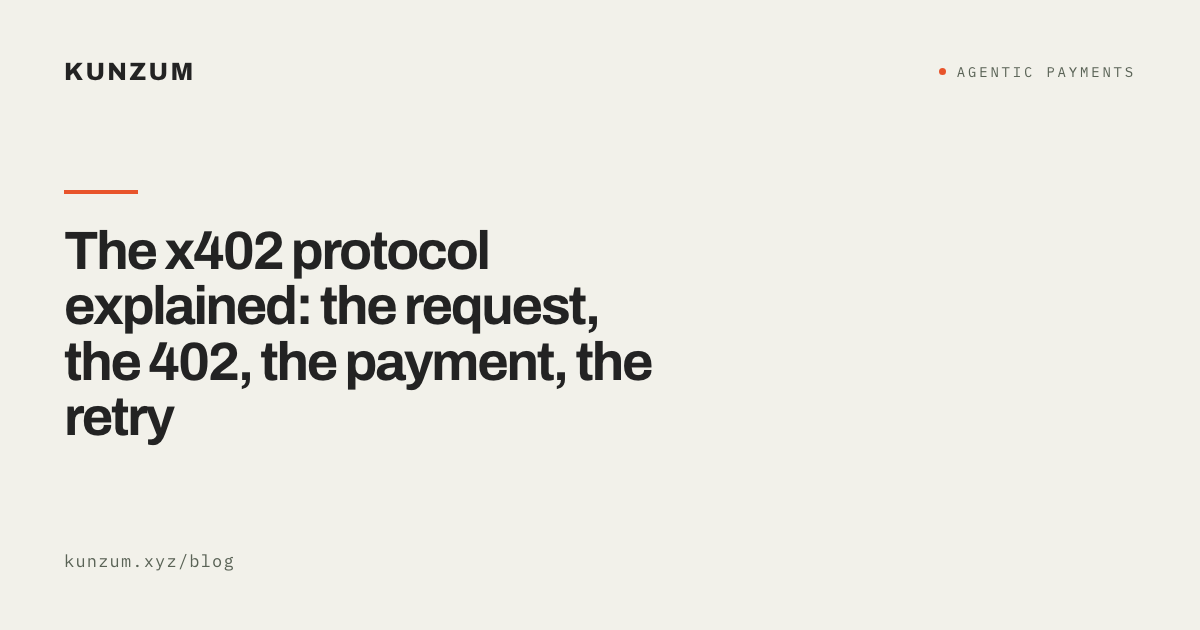 The x402 protocol explained: the request, the 402, the payment, the retry